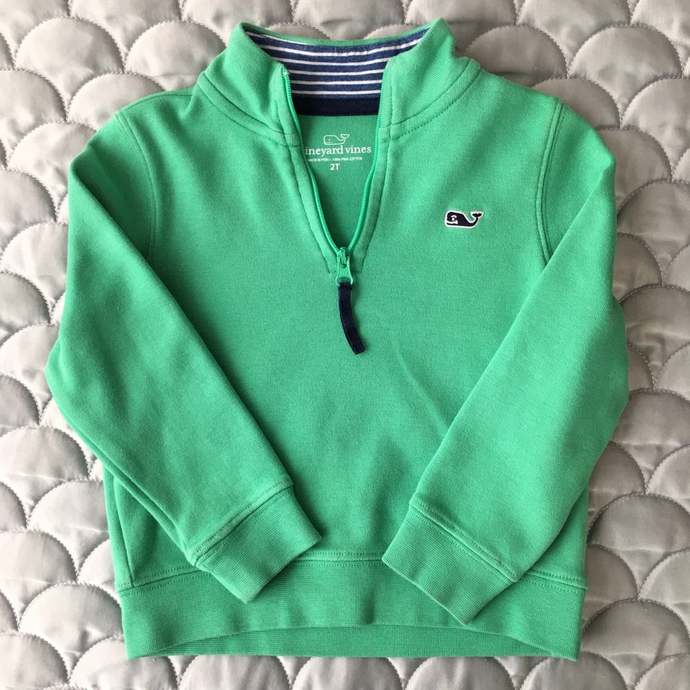Vineyard Vines Pima Cotton Toddler Quarter Zip